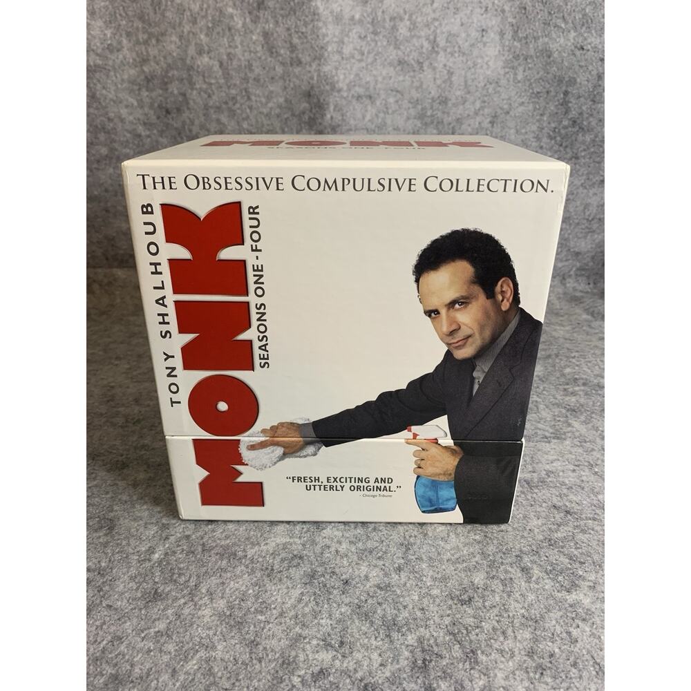 Monk: The Obsessive Compulsive Collection Seasons 1 - 4 (DVD, 2006, 16-Disc Set)